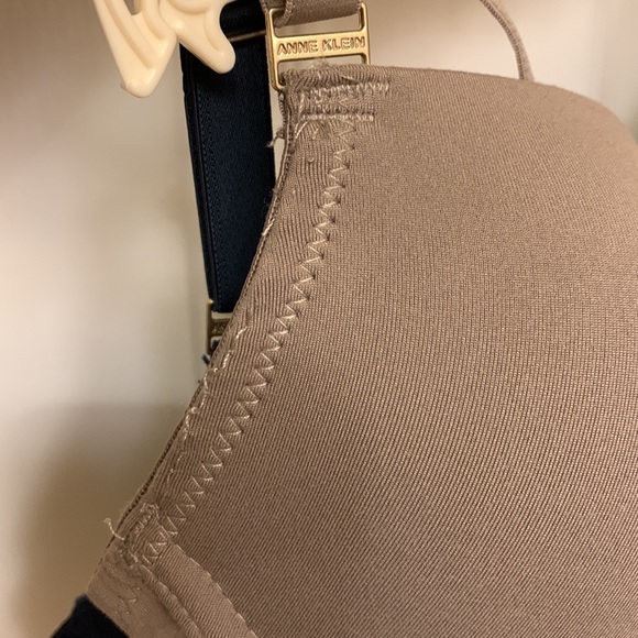 2 Pack Anne Klein 34C Bras Navy Tan Lace Trim Excellent Quality NWT - Picture 8 of 8